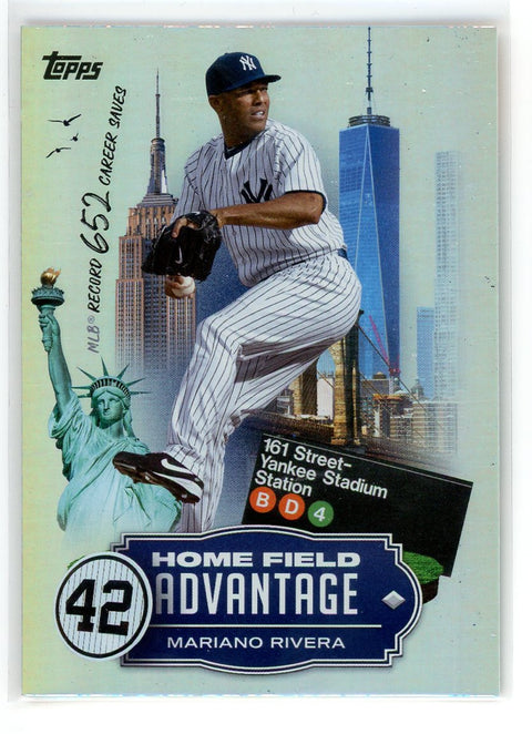 2023 Topps #LHA-3 Mariano Rivera Legendary Home Field Advantage