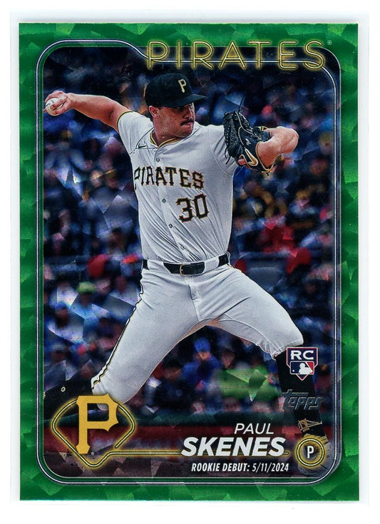 2024 Topps Chrome Update #US288 Paul Skenes Green Foil /499