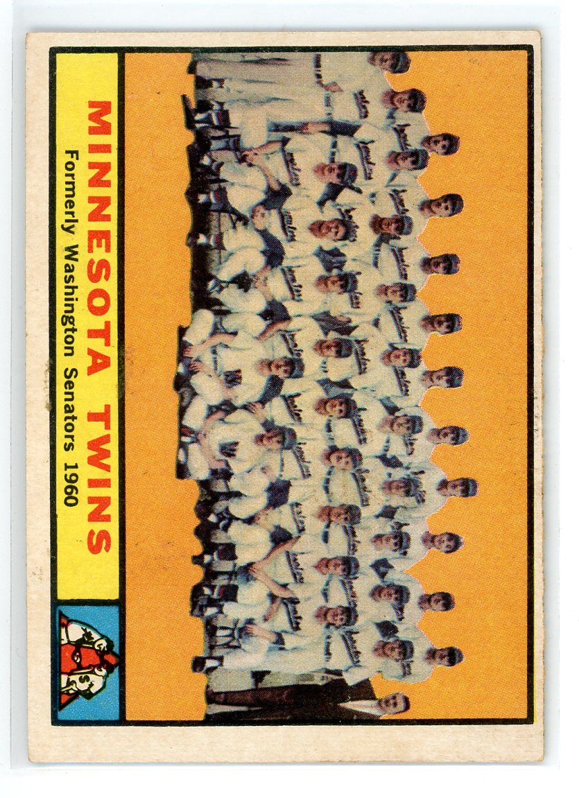 1961 Topps #542 Minnesota Twins