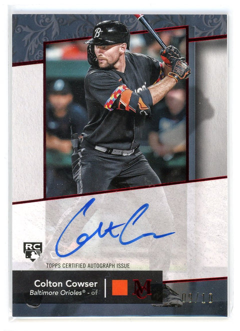 2024 Topps #AA-CC Colton Cowser Archival Autograph red /10