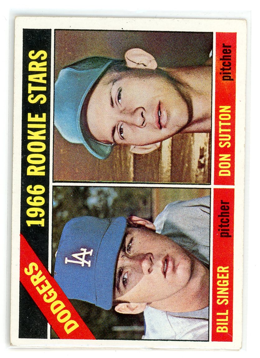 1966 Topps Rookie Stars #288 Bill Singer / Don Sutton