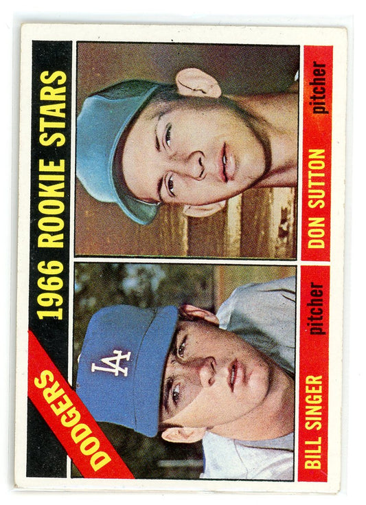 1966 Topps Rookie Stars #288 Bill Singer / Don Sutton