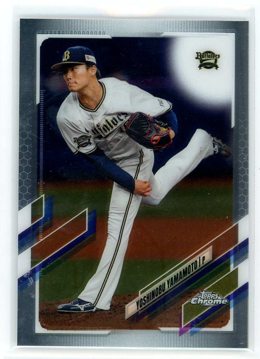 2021 Topps Chrome NPB #90 Yoshinobu Yamamoto