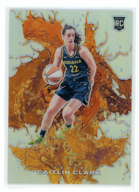 2024 Panini Prizm #CC Caitlin Clark Splash of Color Silevr /99