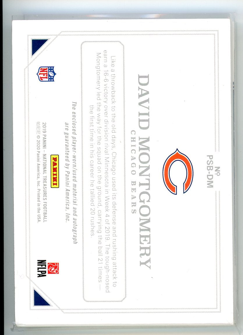 2019 Panini National Treasures #PSB-DM David Montgomery Rookie Jumbo /99
