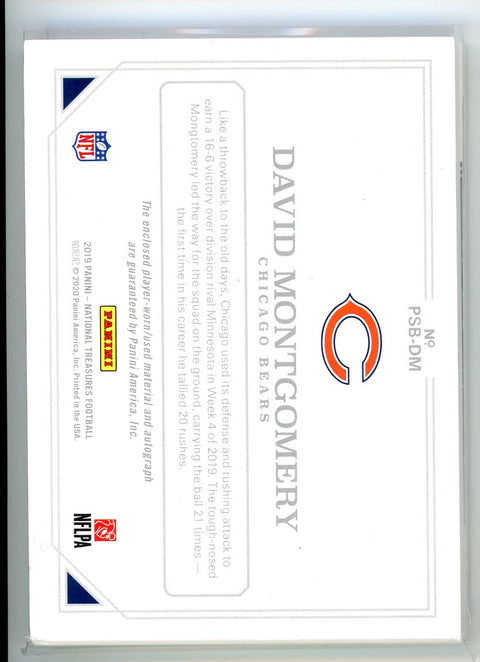 2019 Panini National Treasures #PSB-DM David Montgomery Rookie Jumbo /99