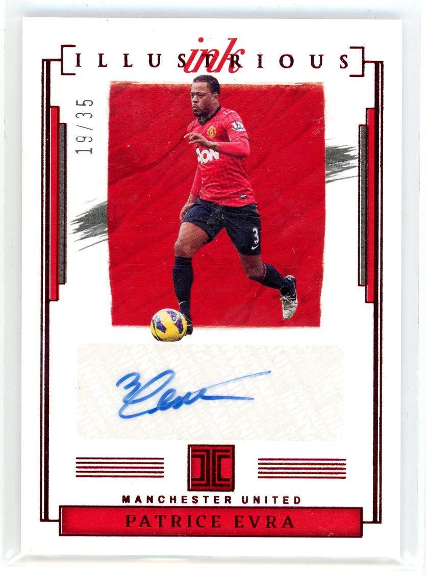 2021-22 Panini Impeccable #II-PEV Patrice Evra Illustrious Ink /35