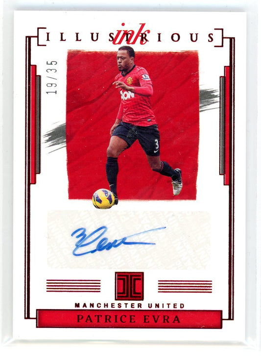 2021-22 Panini Impeccable #II-PEV Patrice Evra Illustrious Ink /35