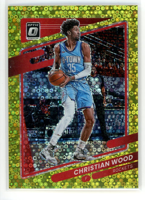 2021-22 Donruss Optic #93 Christian Wood Fast Break Gold /10