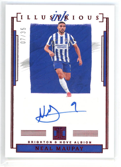 2021-22 Panini Impeccable #II-NM Neal Maupay Illustrious Ink /35