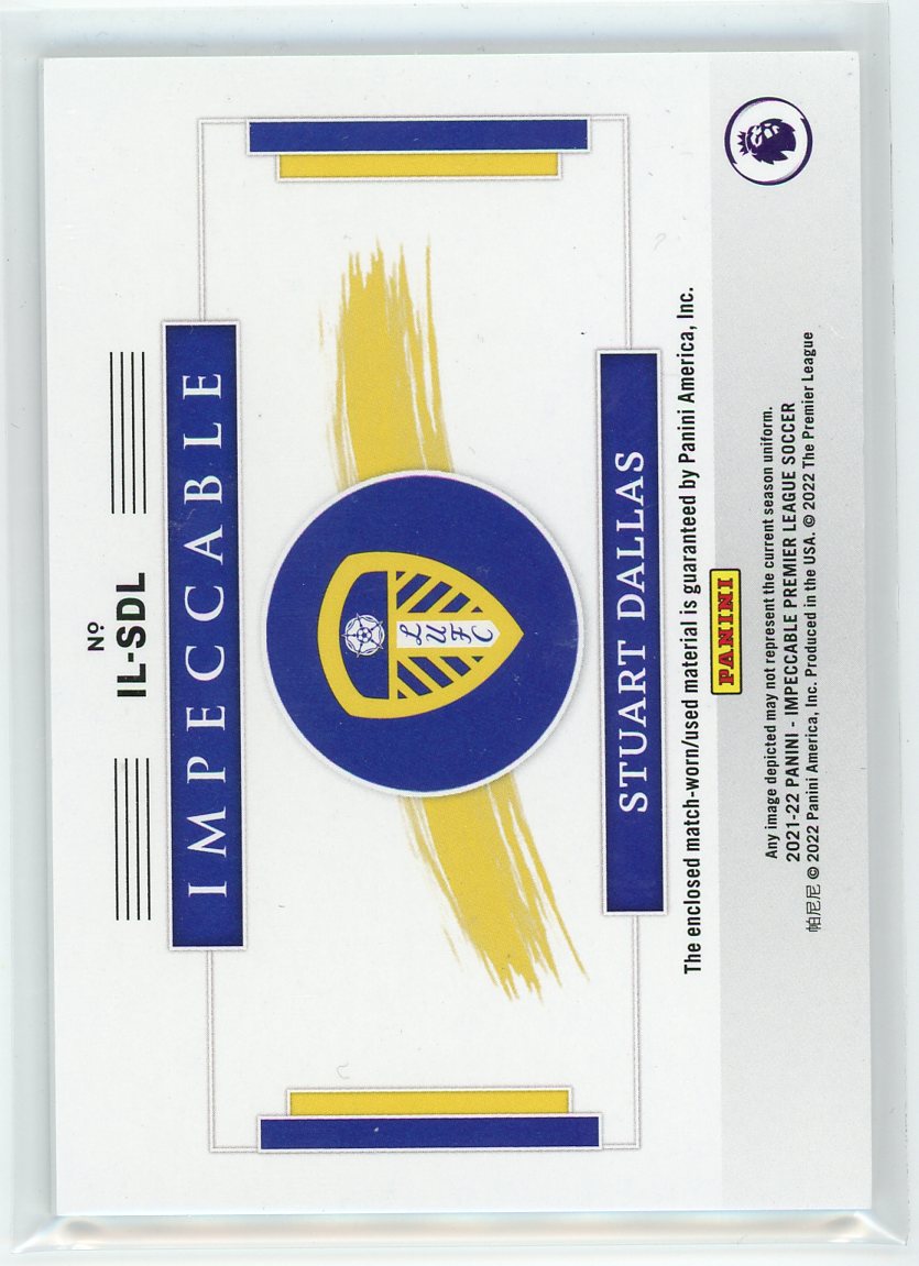 2021-22 Panini Impeccable #IL-SDL Stuart Dallas Illustrious Ruby /20