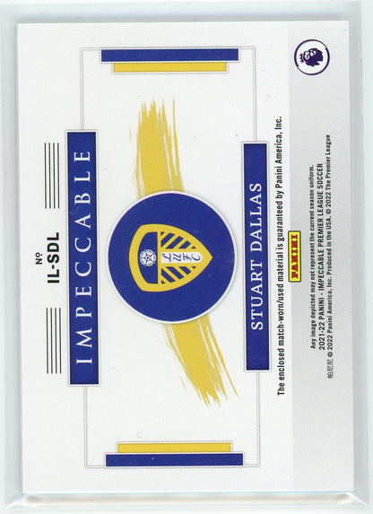 2021-22 Panini Impeccable #IL-SDL Stuart Dallas Illustrious Ruby /20