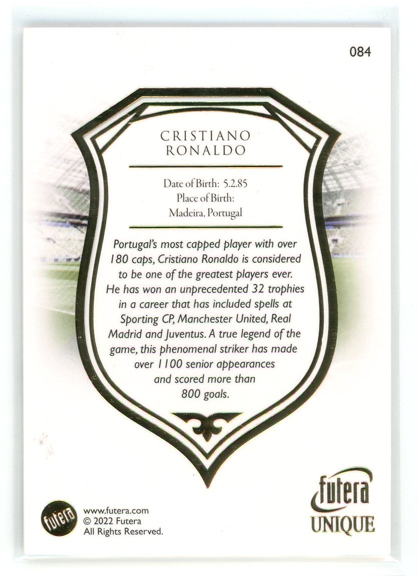 2022 Futera Unique #084 Cristiano Ronaldo