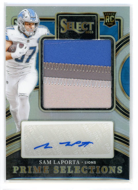 2023 Panini Select #PS-SLA Sam LaPorta Prime Selections Prizm /99