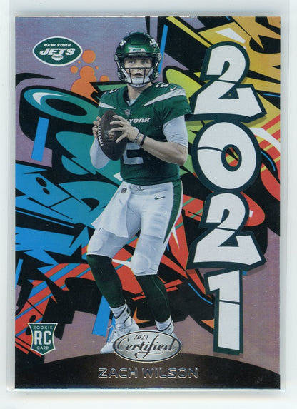 2021 Panini Certified #2021-17 Zach Wilson