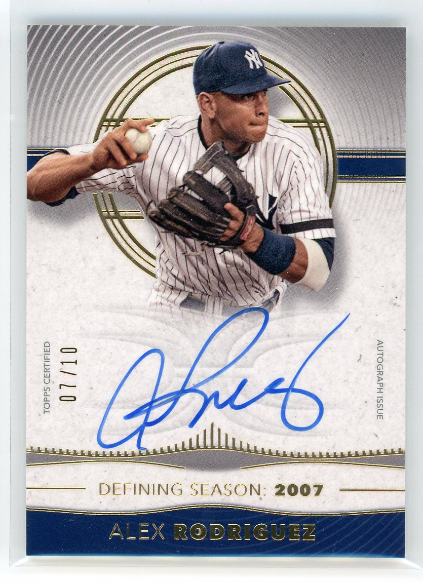 2021 Topps #DSAC-AR Alex Rodriguez Definitive Collection /10
