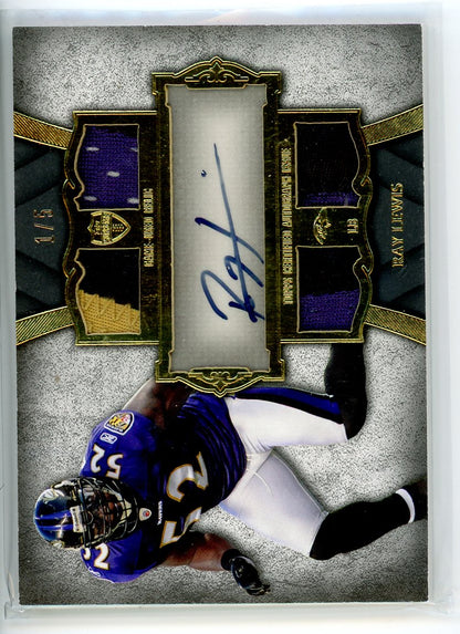 2011 Topps Supreme #SAQR-RL Ray Lewis Autograph Issue /5
