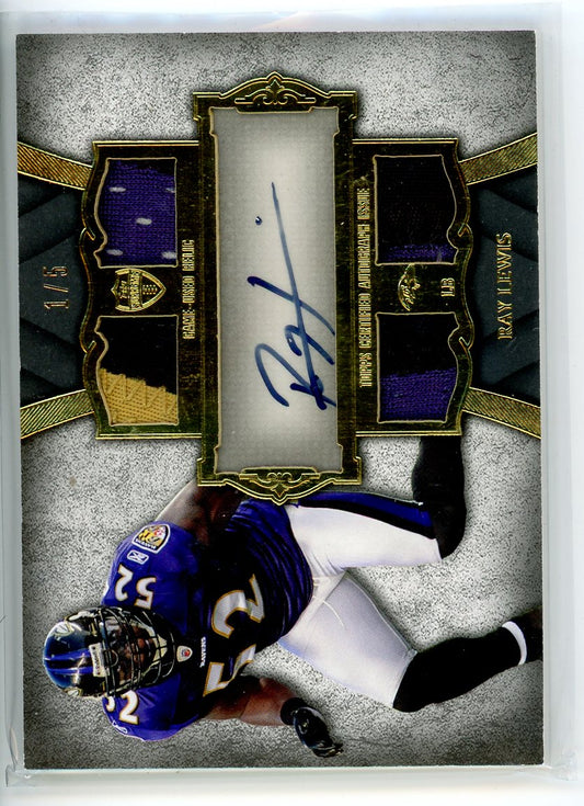 2011 Topps Supreme #SAQR-RL Ray Lewis Autograph Issue /5