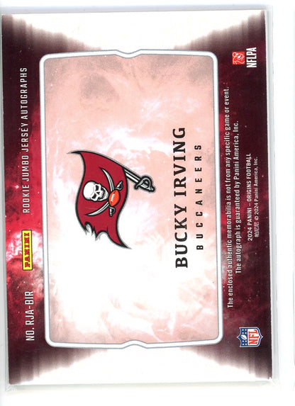 2024 Panini Origins #RJA-BIR Bucky Irving Patch Auto