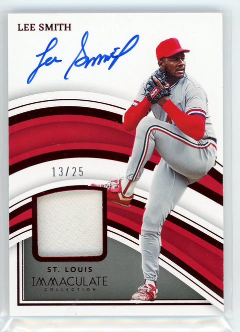 2023 Panini Immaculate #AM-LS Lee Smith Patch Auto /25