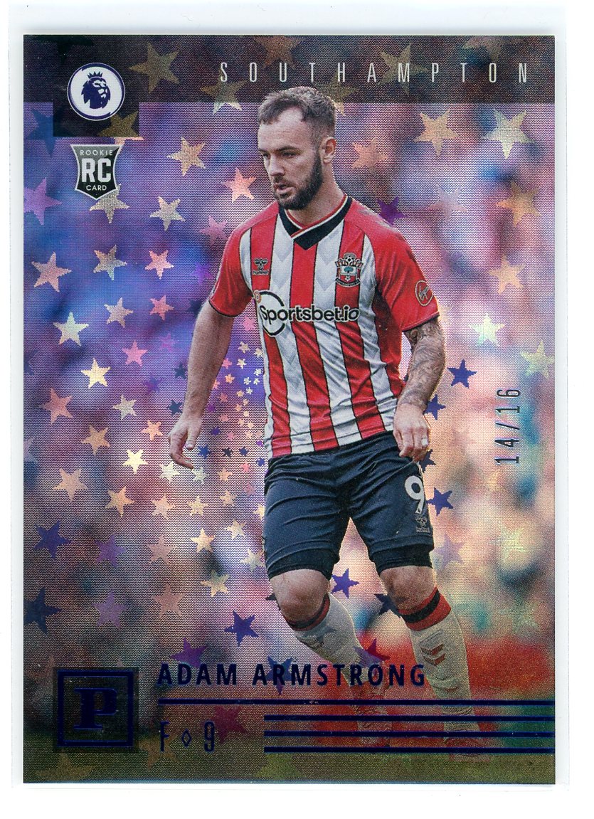 2021-22 Panini Chronicles #36 Adam Armstrong Blue Astro /16