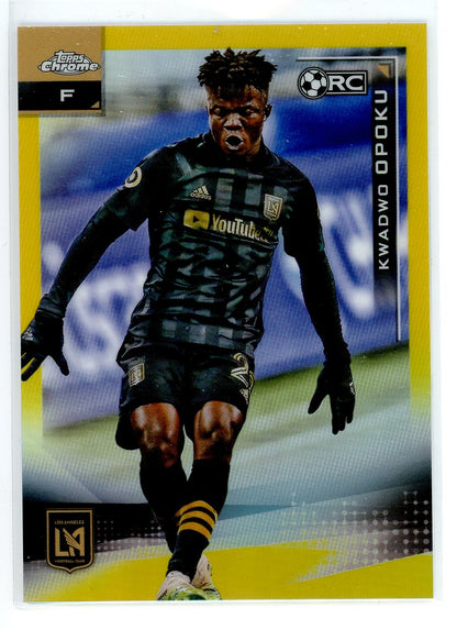 2021 Topps Chrome #160 Kwadwo Opoku Gold /50