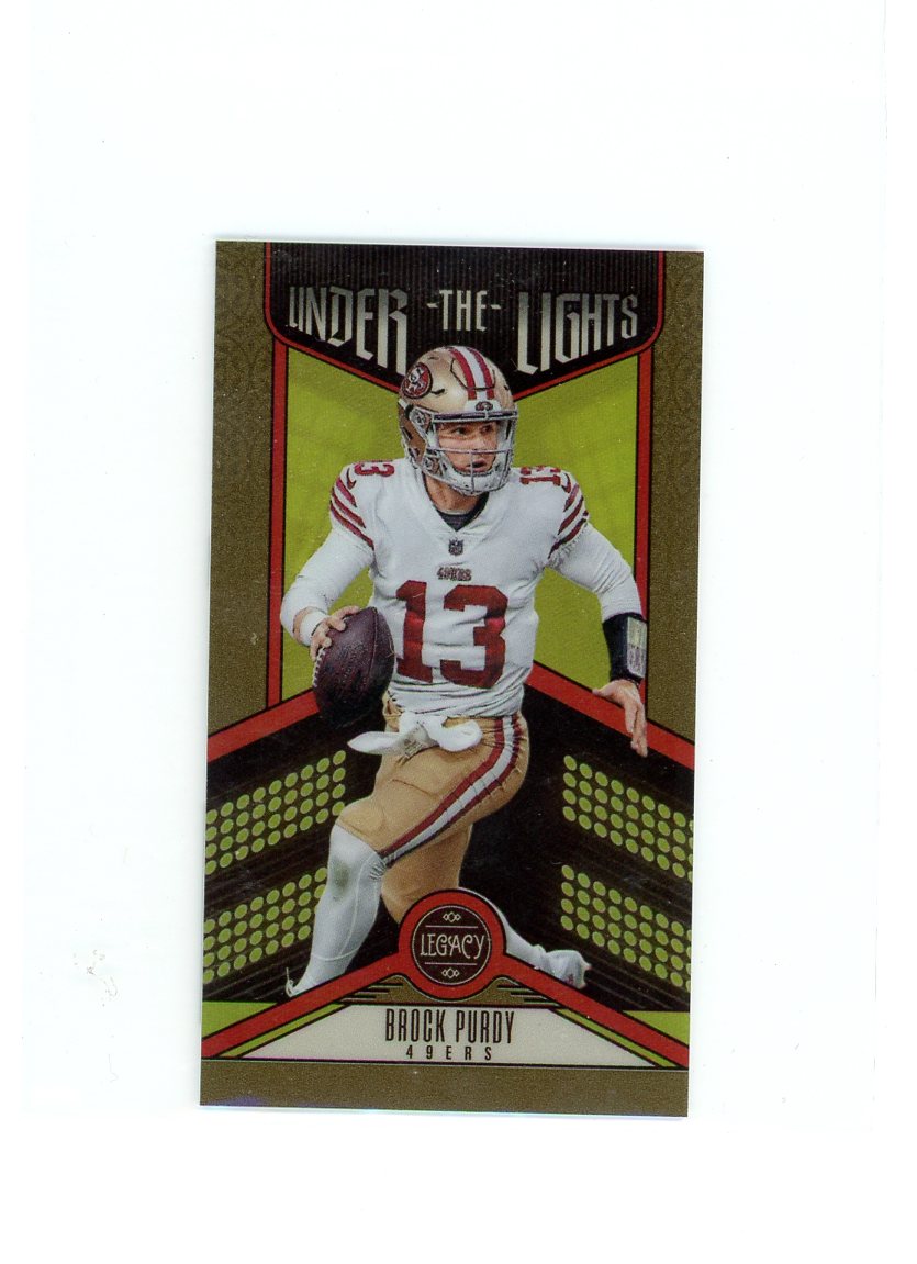 2023 Panini Legacy #UL-BPU Brock Purdy Under the Lights Bronze Mini /75