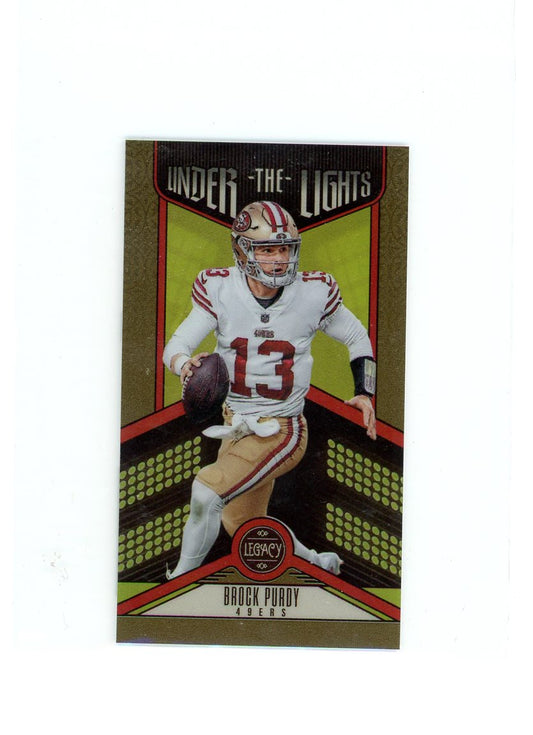 2023 Panini Legacy #UL-BPU Brock Purdy Under the Lights Bronze Mini /75