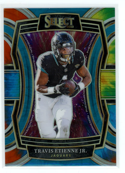 2023 Panini Select #PH-TET Travis Etienne Jr. Phenomenon Tie Dye Prizm /25