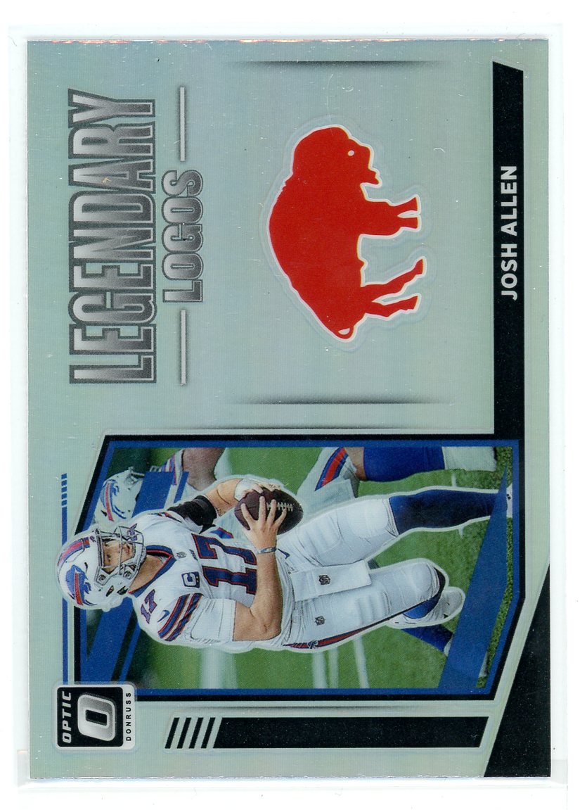 2021 Donruss Optic #LL-20 Josh Allen Legendary Logos Prizm