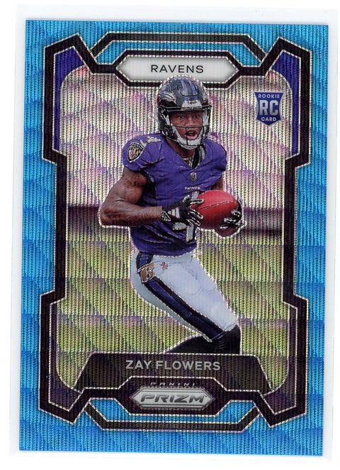 2023 Panini Panini #307 Zay Flower Blue Wave /199
