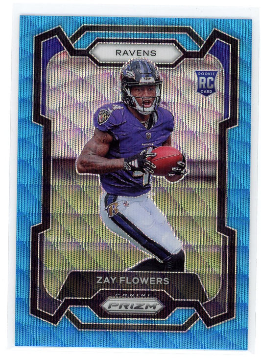 2023 Panini Panini #307 Zay Flower Blue Wave /199