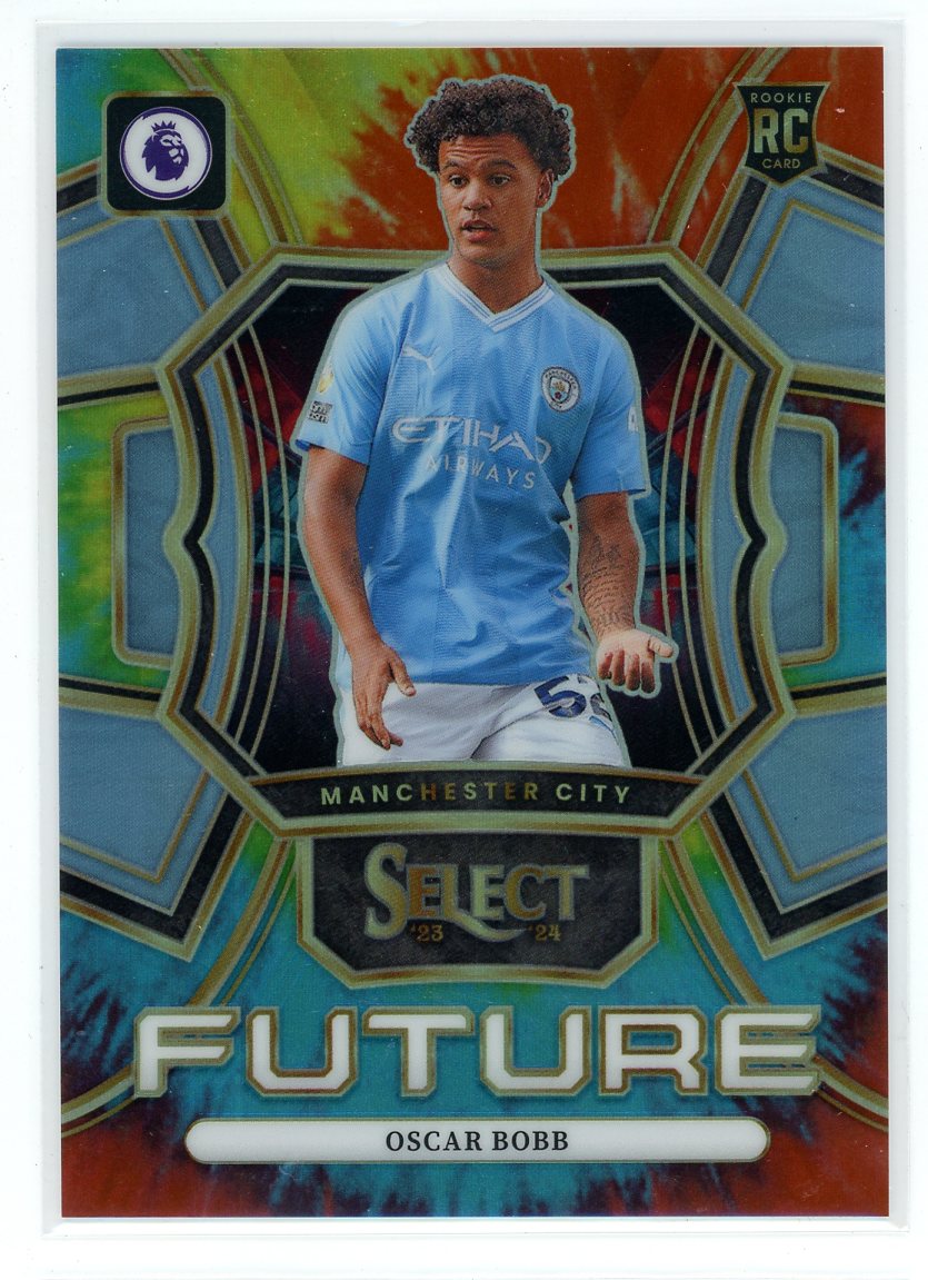 2023-24 Panini Select #13 Oscar Bobb Future Tie Dye Prizm /49