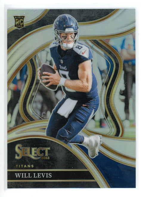 2023 Panini Select #206 Will Levis Die Cut Silver Prizm