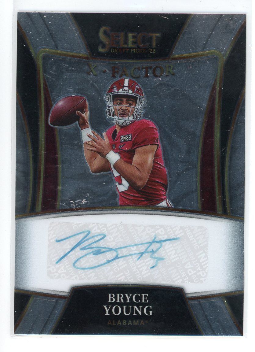 2022 Panini Select Draft Picks #X-BYO Bryce Young X-Factor Signatures