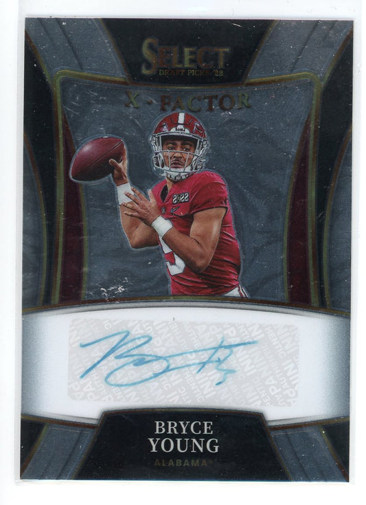 2022 Panini Select Draft Picks #X-BYO Bryce Young X-Factor Signatures