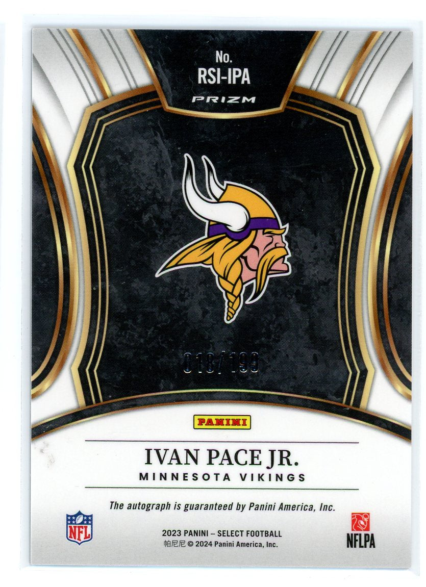 2023 Panini Select #RSI-IPA Ivan Pace Jr. Prizm /199