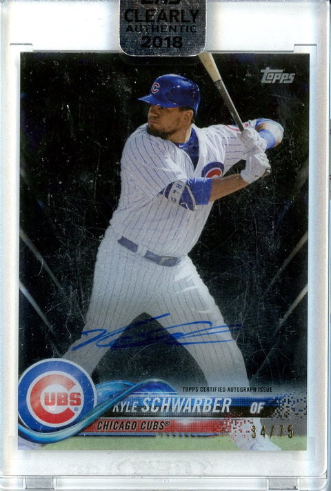 2018 Topps #CAA-KS Kyle Schwarber Auto /75