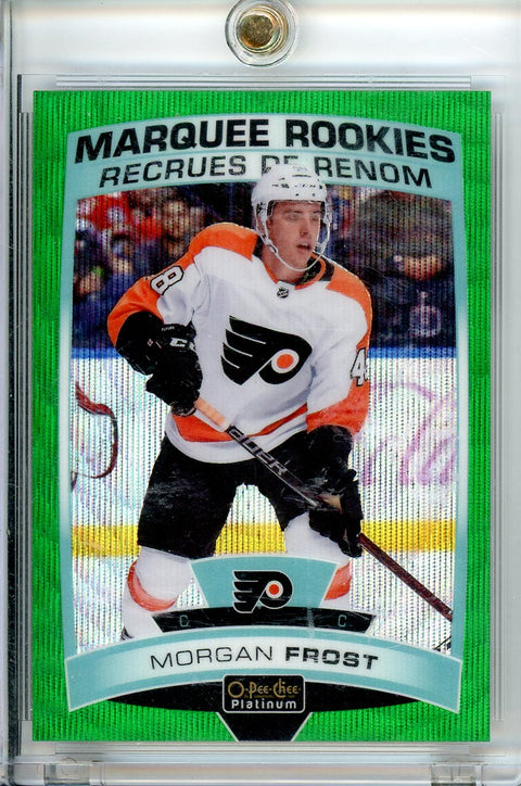 2019-20 O-Pee-Chee Platinum #152 Morgan Frost Emerald Surge #/10