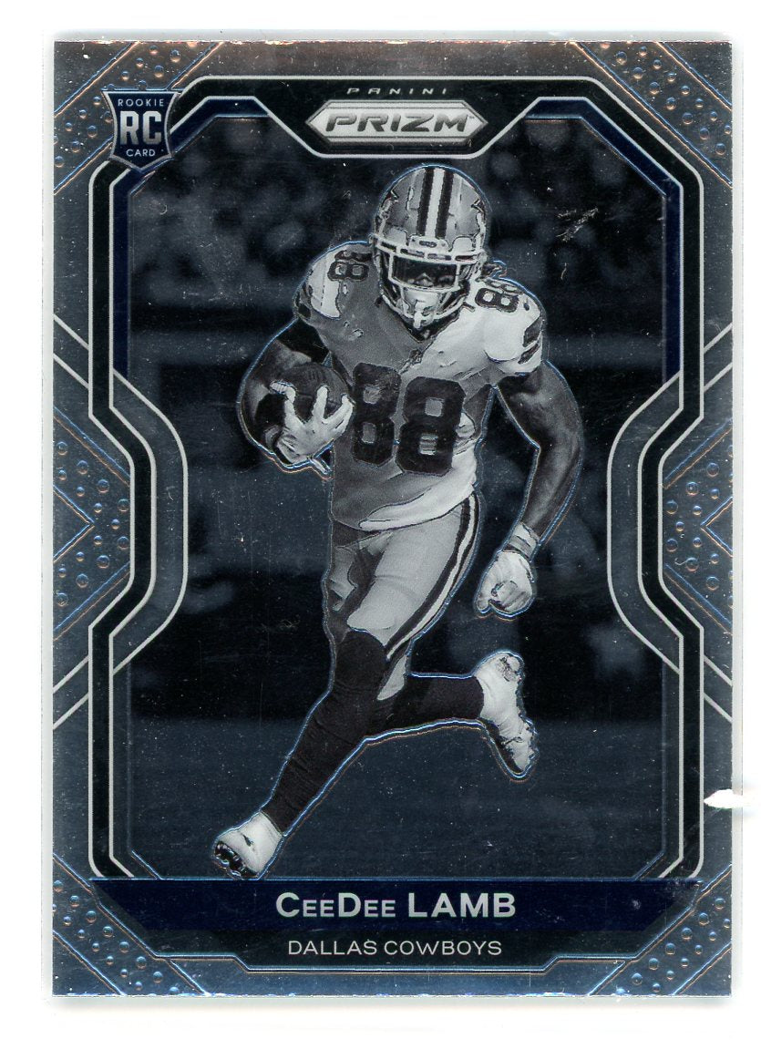 2020 Panini Prizm #334 CeeDee Lamb Negative Refractor