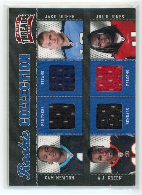 2011 Panini Threads #4 Cam N./Jake L./A.J. G./Julio J. Rookie Collection /199