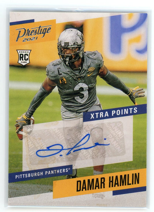 2021 Panini Chronicles #PS-DMH Damar Hamlin Prestige Xtra Points Signatures
