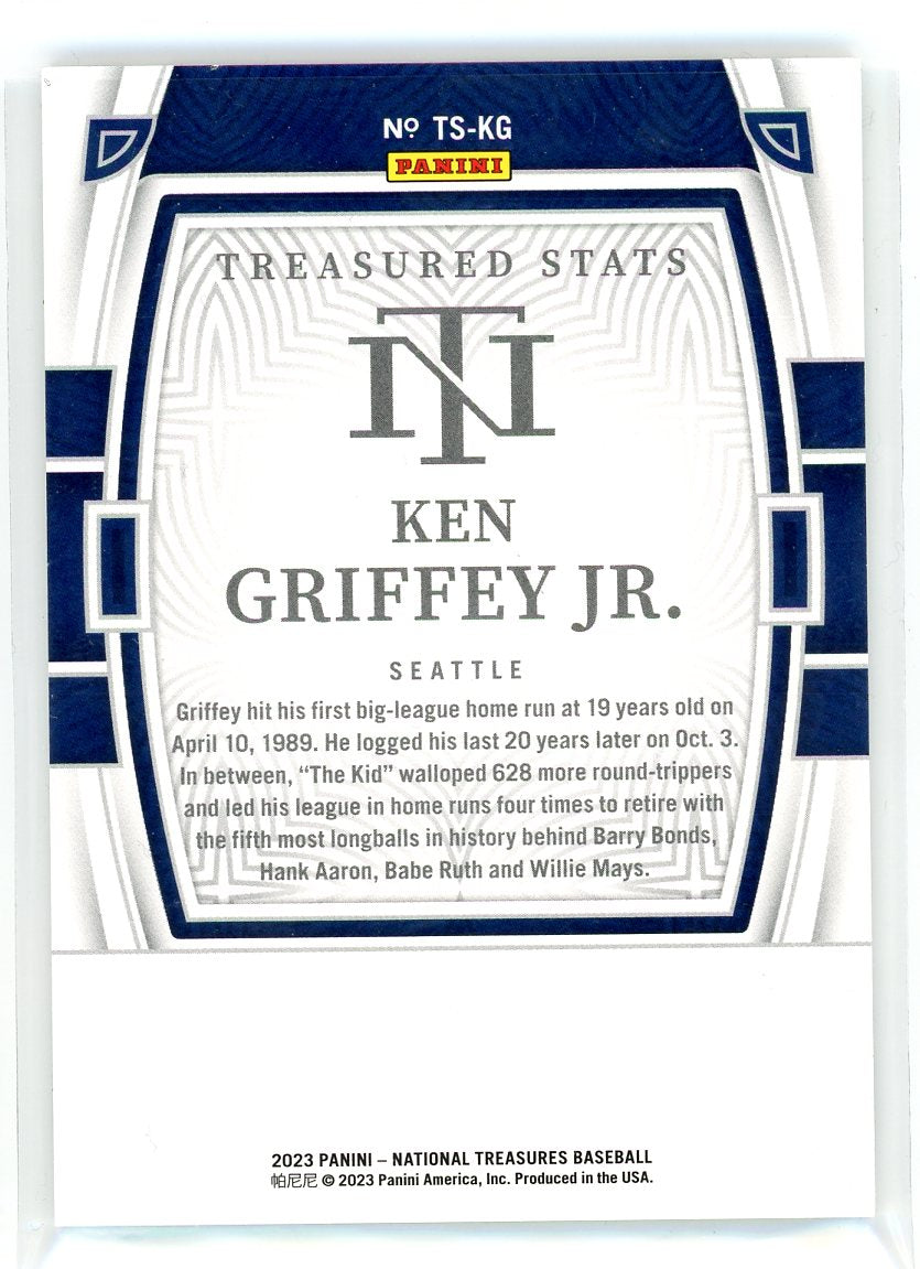 2023 Panini National Treasures #TS-KG Ken Griffey Jr. Treasured Stats