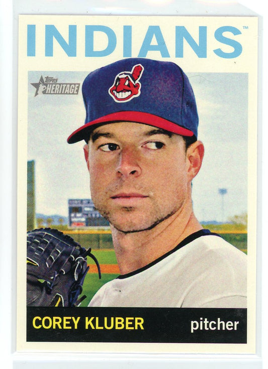 2013 Topps Heritage High Number #H557 Corey Kluber
