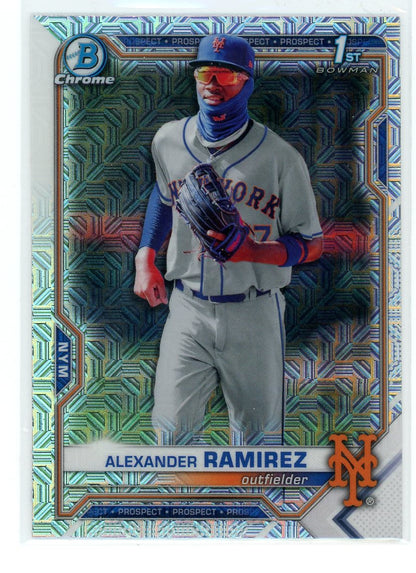 2021 Bowman Chrome #BCP-208 Alexander Ramirez Mojo Refractor