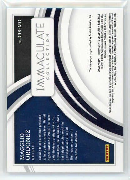 2022 Panini Immaculate Collection #CIS-MO Magglo Ordonez /49