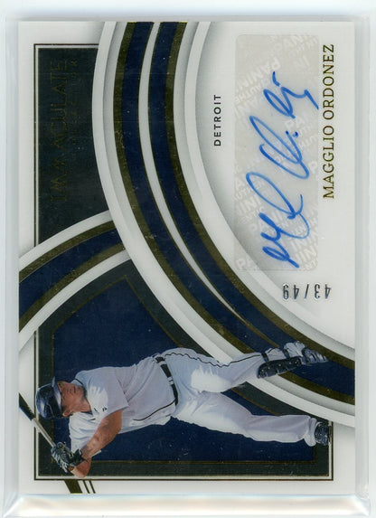 2022 Panini Immaculate Collection #CIS-MO Magglo Ordonez /49
