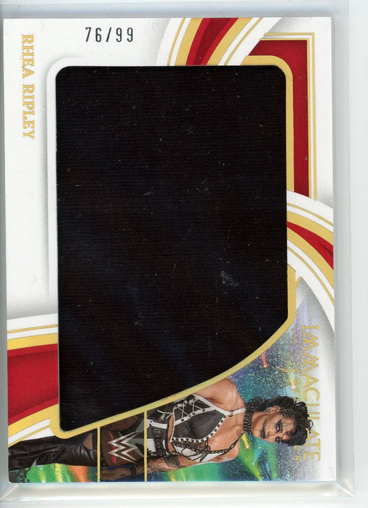 2023 Panini Immaculate #IM-SFR Rhea Ripley The Immaculate Standard /99