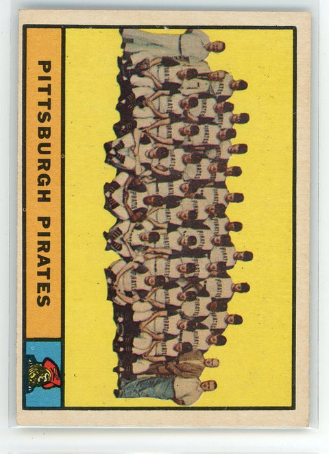 1961 Topps #554 Pittsburgh Pirates