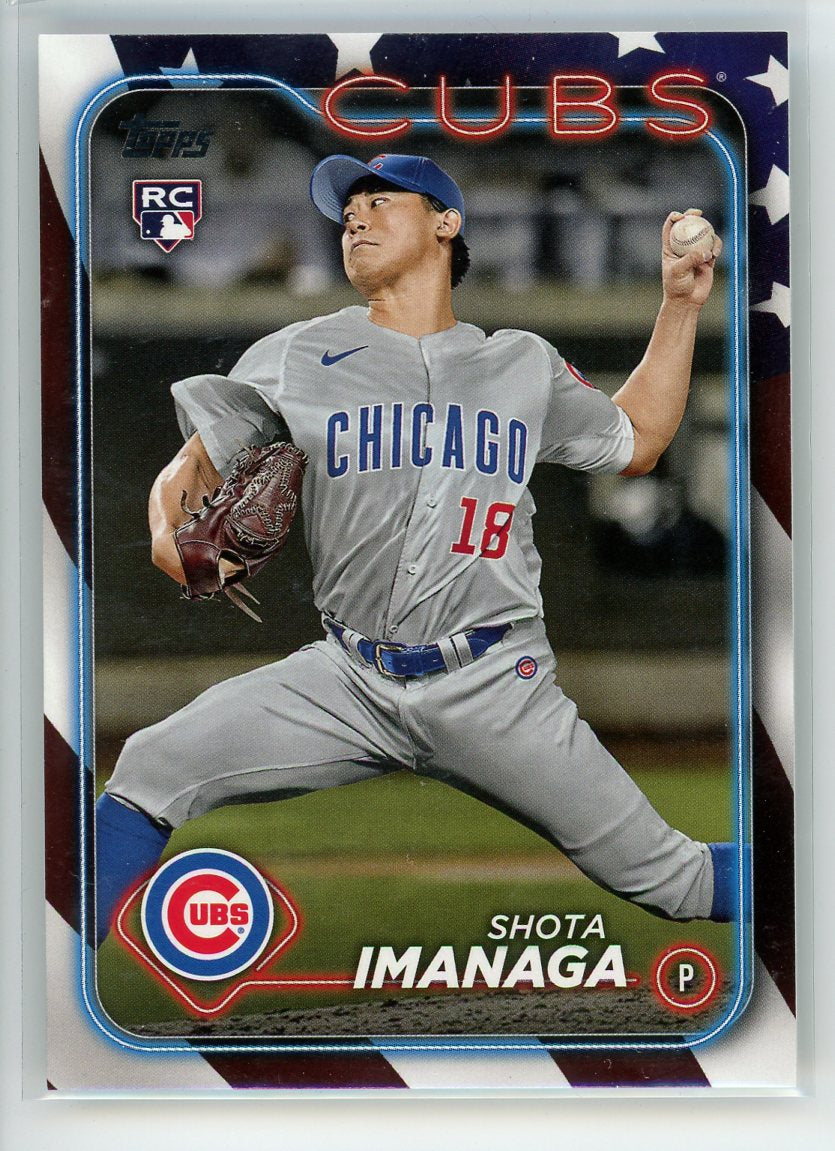 2024 Topps #442 Shota Imanaga Independence Day #/76